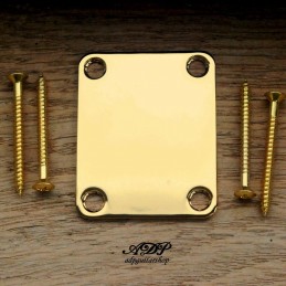 Neck Plate with 4 screws Gold