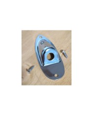 Chrombuchse für Stratocaster + 2 Schrauben