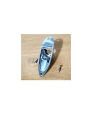 Stratocaster Chrome Jack Plate + 2 screws