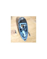 Chrombuchse für Stratocaster + 2 Schrauben