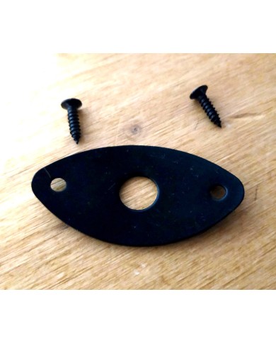 Klinkenbuchseplatte Black Cat's Eye für Gibson