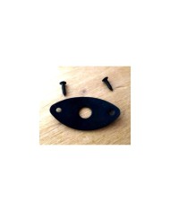 Klinkenbuchseplatte Black Cat's Eye für Gibson