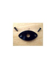 Klinkenbuchseplatte Black Cat's Eye für Gibson