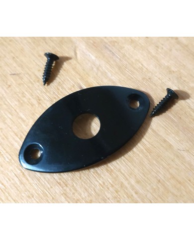 Klinkenbuchseplatte Black Cat's Eye für Gibson
