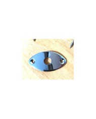 Klinkenbuchseplatte verchromt Cat's Eye für Gibson
