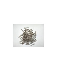 50 VERCHROMTE Schrauben 3,5 x 25mm für Telecaster-Saitenhalter oder Fender-Gurtpin-Stil