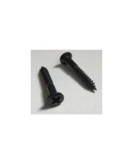 10 schwarze Schrauben 3,5 x 25mm für Telecaster-Saitenhalter oder Fender-Style-Gurtpin