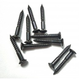 10 Black 3,5 x 25mm screws...