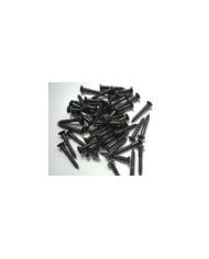 50 Black 3,5 x 25mm screws for Tremolo or Strap locks