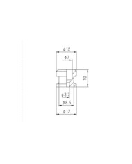 2 Ersatz-Gurtpins, Chrom, Schaller-Stil