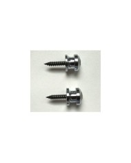 2 Ersatz-Gurtpins, Chrom, Schaller-Stil