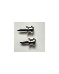 2 Nickel Replacement Strap Lock Boutons Schaller style