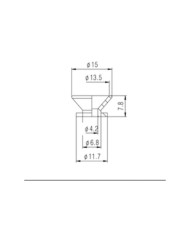 2 Stratocaster Style Gold Strap Buttons + screws