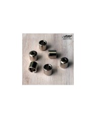 6x Saitenhülsen Telecaster Saitenführung durch den Korpus 9,5mm NICKEL