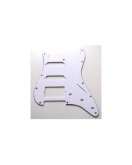 Pickguard Stratocaster SSH Weiß, 3-lagig, 11 Löcher