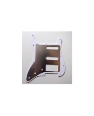 Pickguard Stratocaster SSH Blanc, 3ply 11trous