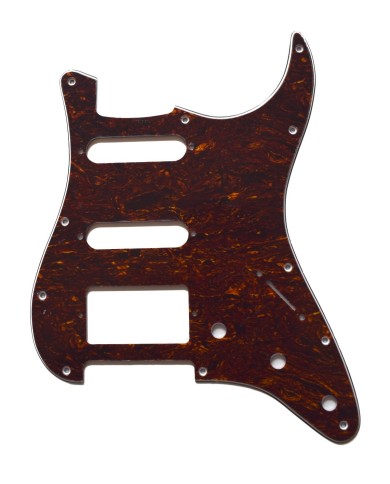 Stratocaster SSH Schlagbrett Tortoise, 3-lagig, 11 Löcher