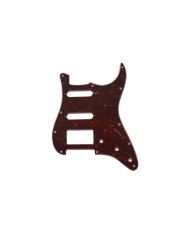 Tortoise Stratocaster SSH Pickguard, 3ply 11holes