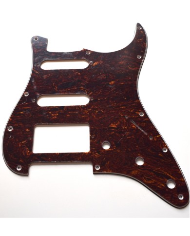 Stratocaster SSH Schlagbrett Tortoise, 3-lagig, 11 Löcher