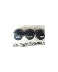 Fender Stratocaster Knob Set Black 0991365000