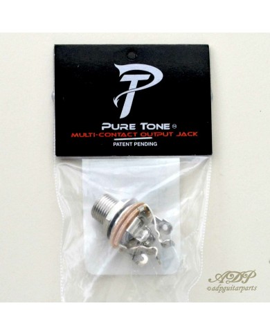 Pure Tone Mono Multi-Contact 1/4 in. Nickel Klinkenbuchse Ein-/Ausgang, kein Kratzen mehr! PTT1