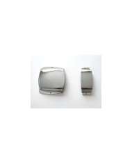 Set aus Bridge und Pickup-Abdeckung Ashtray, verchromt, für Jazz Bass