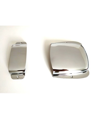 Set aus Bridge und Pickup-Abdeckung Ashtray, verchromt, für Jazz Bass