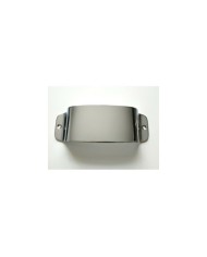 Set aus Bridge und Pickup-Abdeckung Ashtray, verchromt, für Jazz Bass