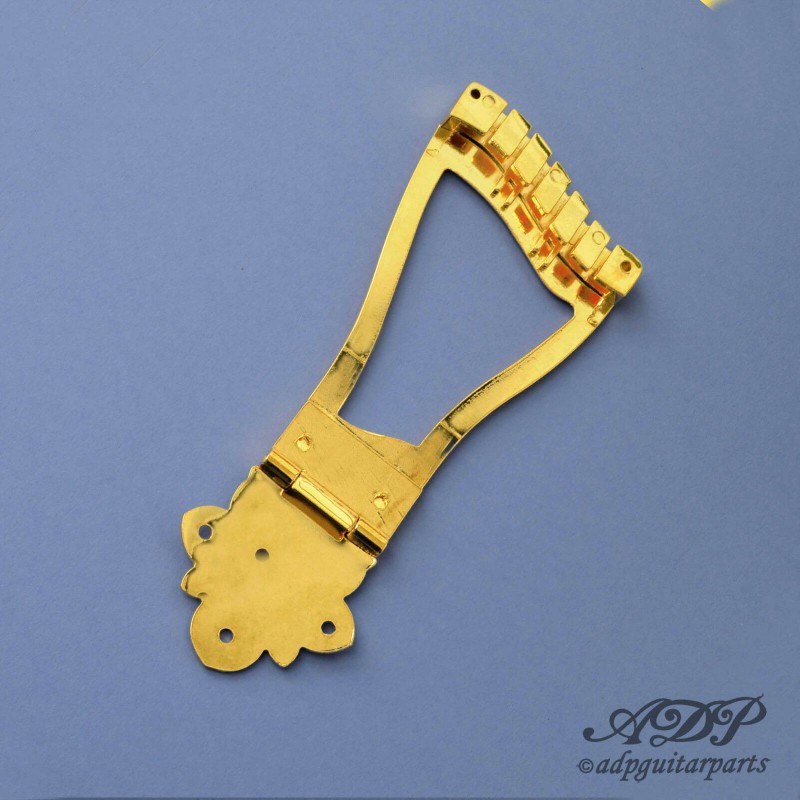 Harp Fancy Gold tailpiece for Jazz Archtop guitar