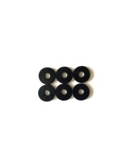6 Gummischeiben für Gurtpins