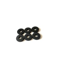 6 Gummischeiben für Gurtpins