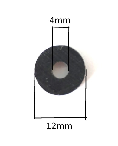 6 Gummischeiben für Gurtpins