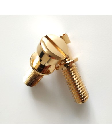 Metrische goldene Befestigungsschrauben 8 mm für Stopbar-Saitenhalter