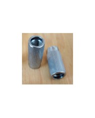 2 metrische Buchsen, verchromt, Durchmesser 11 mm, für Stopbar-Saitenhalter