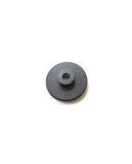 Schwarzer Saitenniederhalter für Bass. Durchmesser 19mm, 3/4"