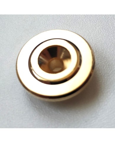 Saitenführung Gold für Bass. Durchmesser 19mm, 3/4"