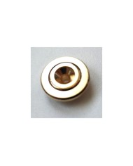 Gold Bass String Retainer. Diameter 19mm, 3/4"