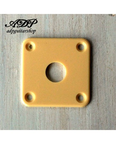 Profilierte quadratische Klinkenbuchsenplatte WD für Gibson Les Paul
