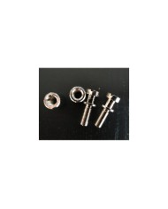 Schraube und Einsatz in US-Größe für Stop-Tailpiece, passend für Gibson, 5/16" - 24. Nickel