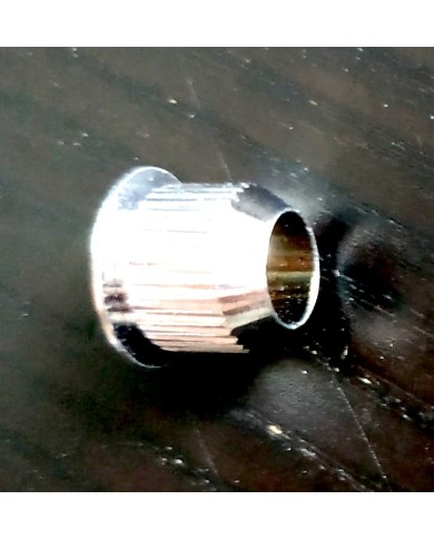 6 Bushing-Hülsen aus verchromtem Messing 9,5 x 8,8 x 6.2mm