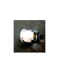 6 chrome brass Bushing adapters 9,5 x 8,8 x 6.2mm