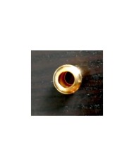 6 Gold brass Bushing adapters 9,5 x 8,8 x 6.2mm