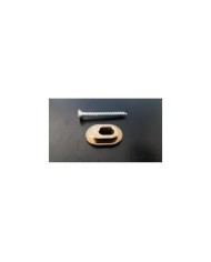 Plaque adaptateur Towner doree pour bigsby