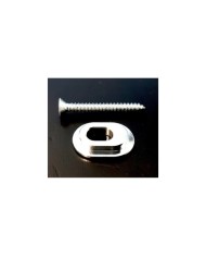 Towner Adapterplatte, chrom, für Bigsby