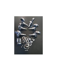 6 Wilkinson Chrome 3+3 machine head with flat sided big button