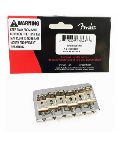 Fender Hardtail 6-Stamped-Saddle-Brücke Classic / Pawn Shop Series 006-0068-000