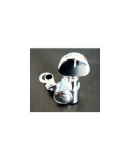 1 gekapselte Wilkinson-Mechanik, verchromt, rechte Seite, mit Bohnenflügel, gerade Schraube