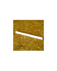 Classic Guitar Saddle, white plastic 80 x 8.5-9.5 x 2.6mm