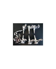 6 Mecaniques blocables Chrome JinHo 3x3, boutons haricot