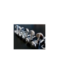 Mecaniques GAUCHER 6 en Ligne blocables Chrome JinHo, boutons haricot